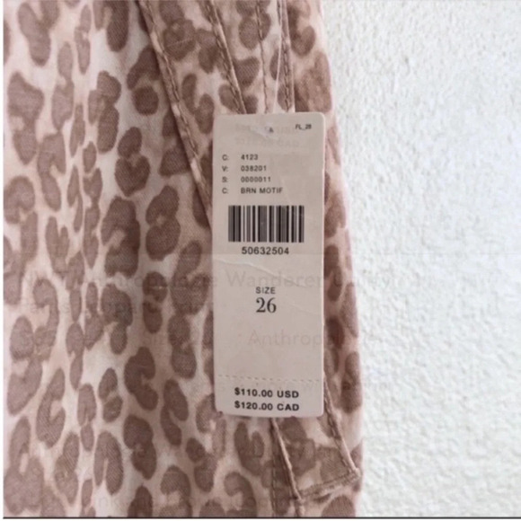 Anthropologie Wanderer Belted Straight Leg Utility Pants NWT - Picture 6 of 7